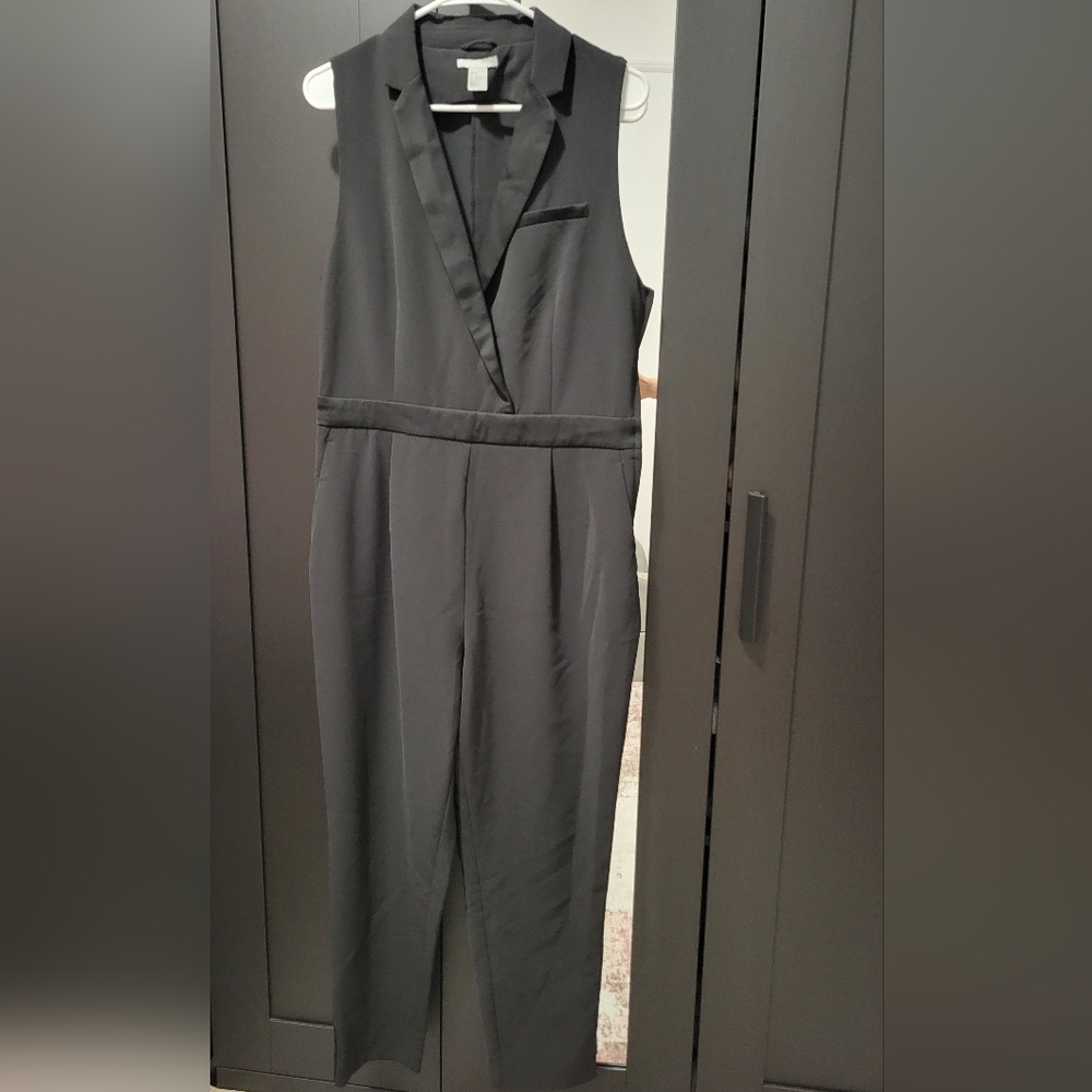 H&M Tuxedo Jumpsuit NWOT